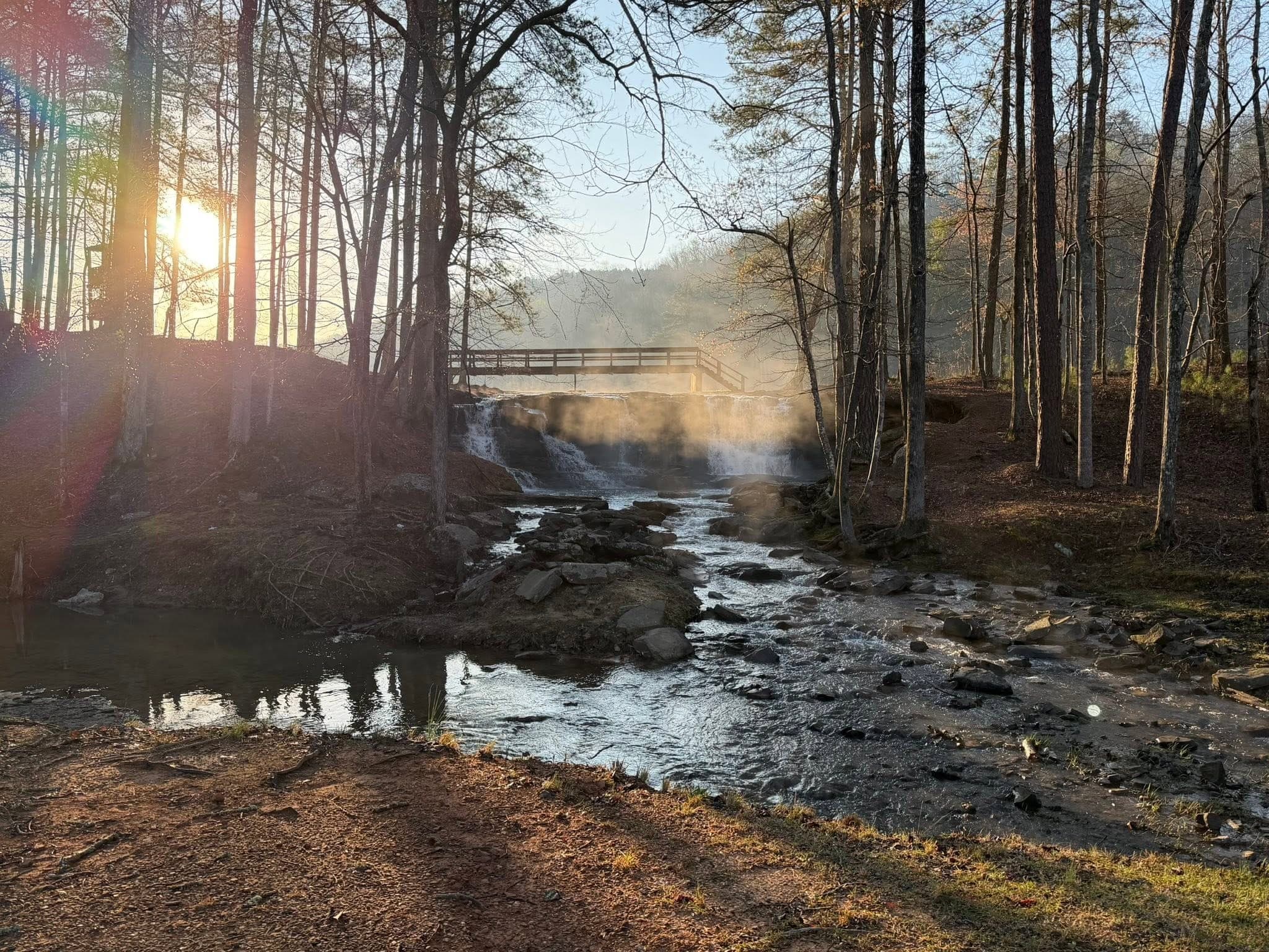 A quiet morning at the Crossing Over Jordan retreat